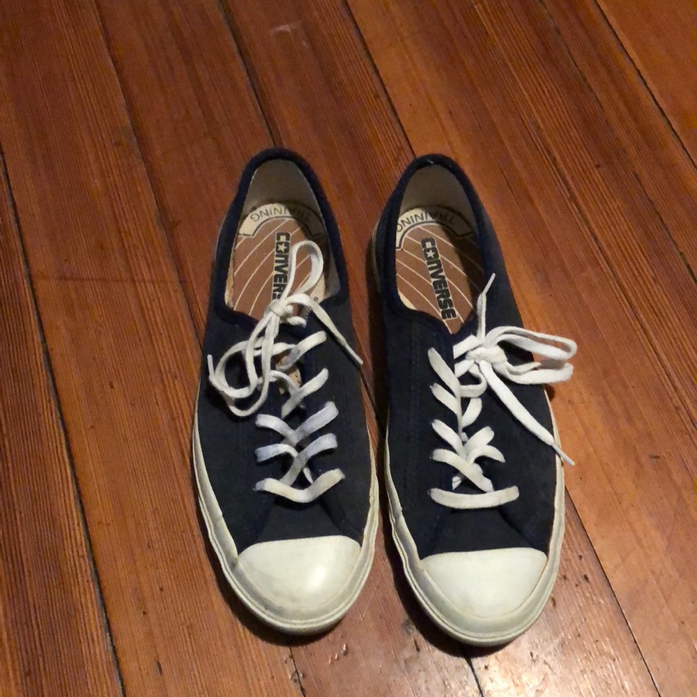 Navy suede converse